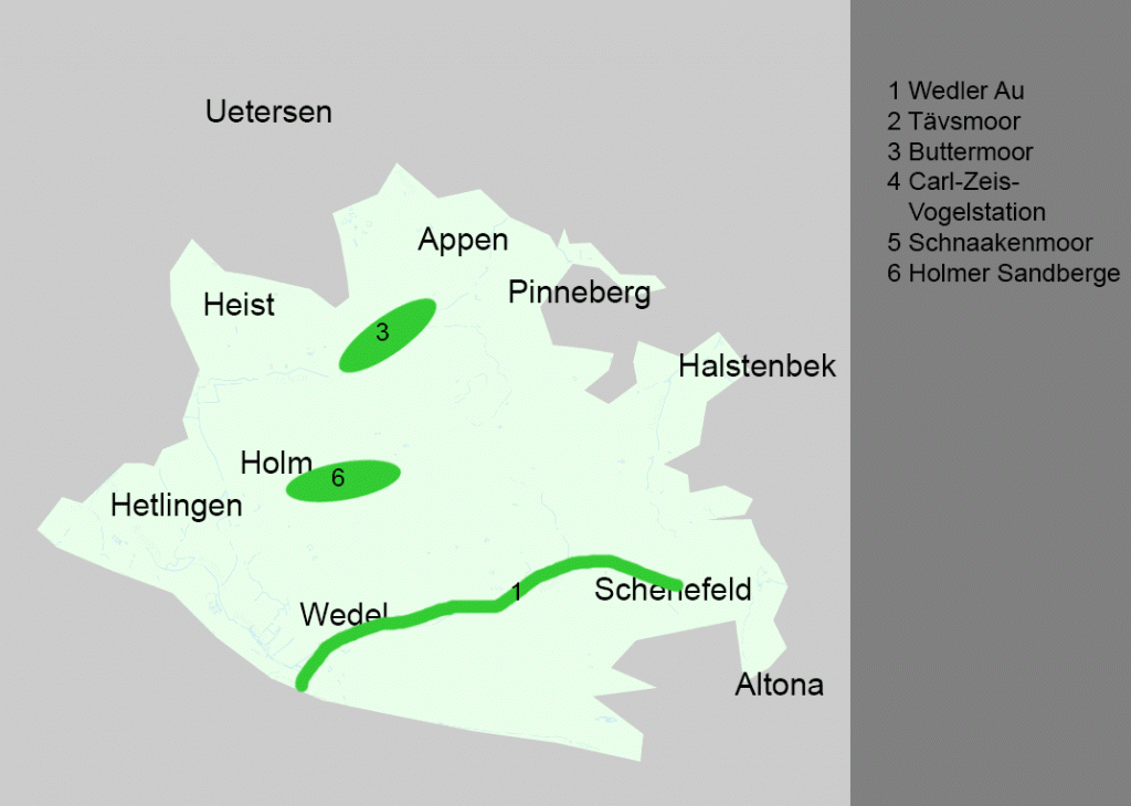 Regionalpark Wedeler Au und seine Naturschutzgebiete