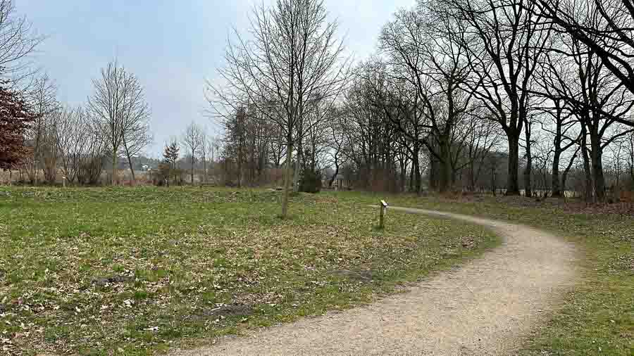Baumpark Pinneberg im März