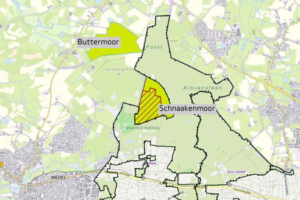 Schnaakenmoor-Karte